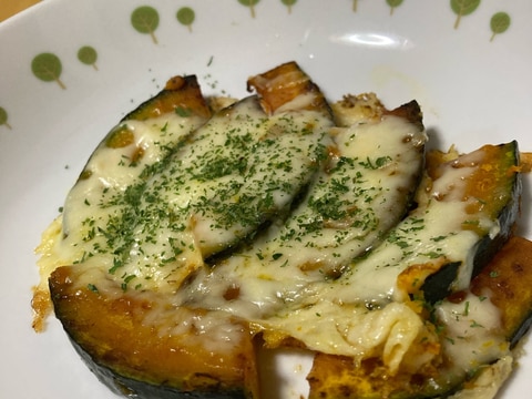 焼きかぼちゃのチーズがけ